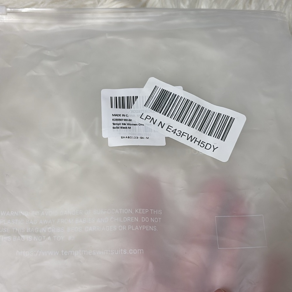 NWT From Amazon Tempt Me Women’s One Piece Black See Through Mesh Detail Swim M - Picture 15 of 16
